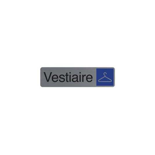 EXACOMPTA Plaque de signalisation "Vestiaire"