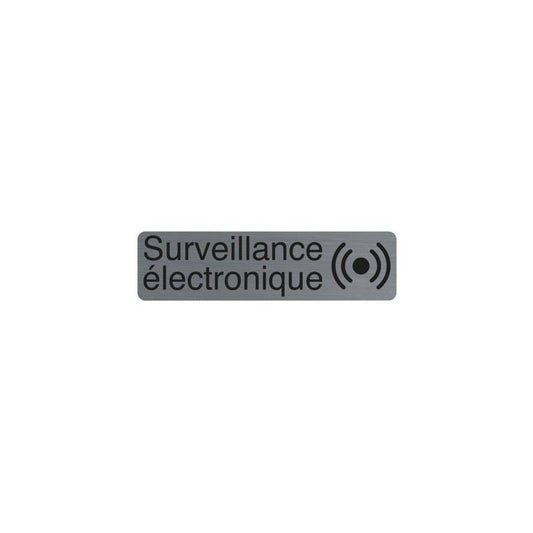 EXACOMPTA Plaque de signalisation Surveillance électronique