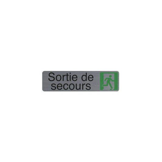 EXACOMPTA Plaque de signalisation "Sortie de secours"