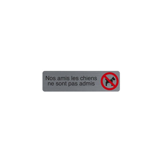 EXACOMPTA Plaque de signalisation "Nos amis les chiens"