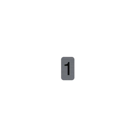 EXACOMPTA Plaque de signalisation chiffres "1", 25 x 44 mm