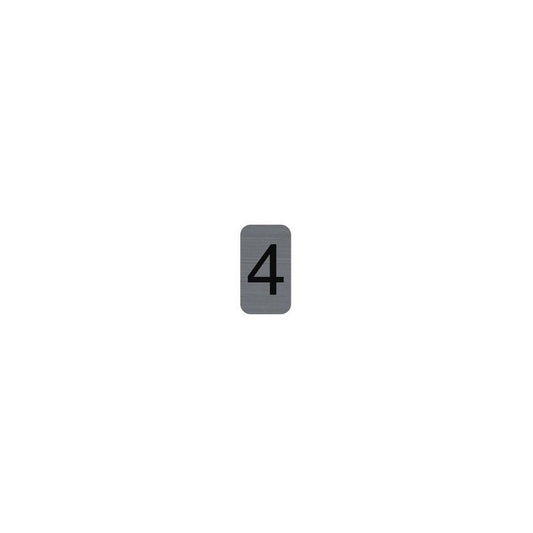 EXACOMPTA Plaque de signalisation chiffres "4", 25 x 44 mm