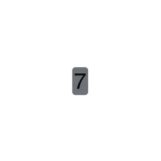 EXACOMPTA Plaque de signalisation chiffres "7", 25 x 44 mm