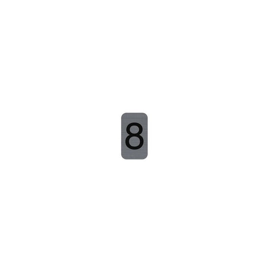 EXACOMPTA Plaque de signalisation chiffres "8", 25 x 44 mm