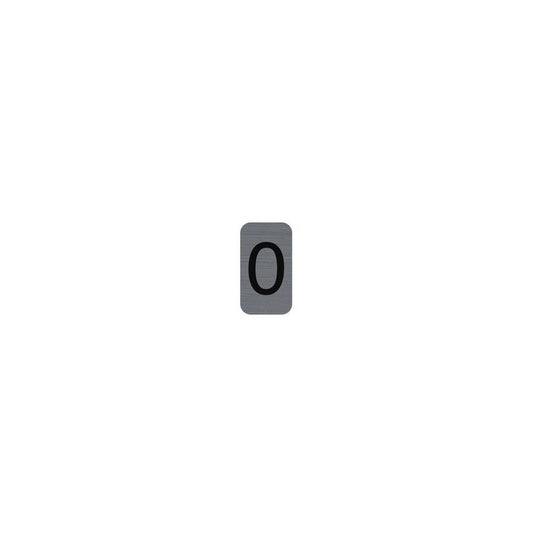 EXACOMPTA Plaque de signalisation chiffres "0", 25 x 44 mm