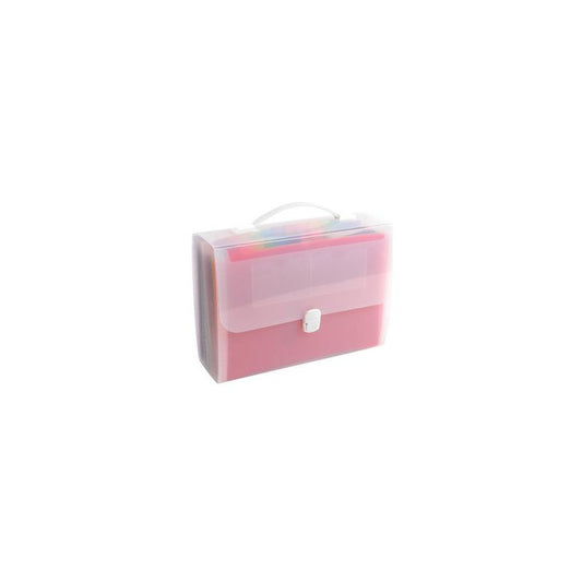 EXACOMPTA Trieur valisette avec poignée Crystal, transparent