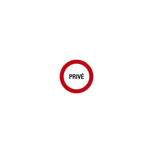 EXACOMPTA Panneau de signalisation "Privé"
