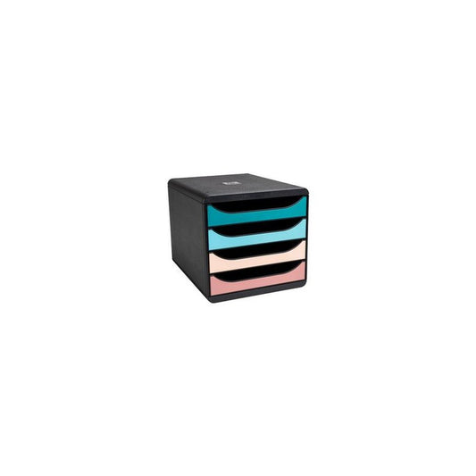 EXACOMPTA Module de classement BIG-BOX SKANDI, 4 tiroirs