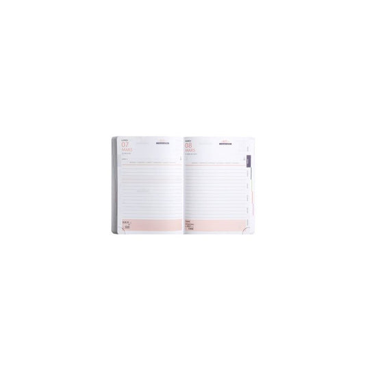 Clairefontaine Agenda scolaire Koverbook Blush, 2026/2027 x6