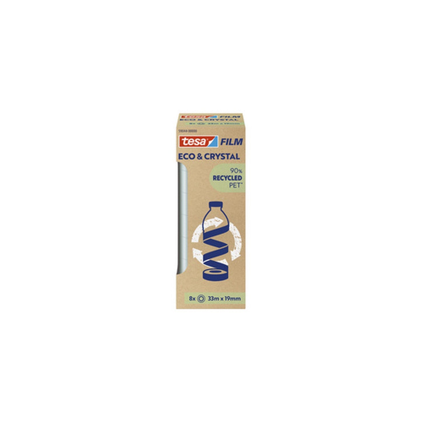 tesa Film ruban adhésif ECO & CRYSTAL, 19 mm x 33 m