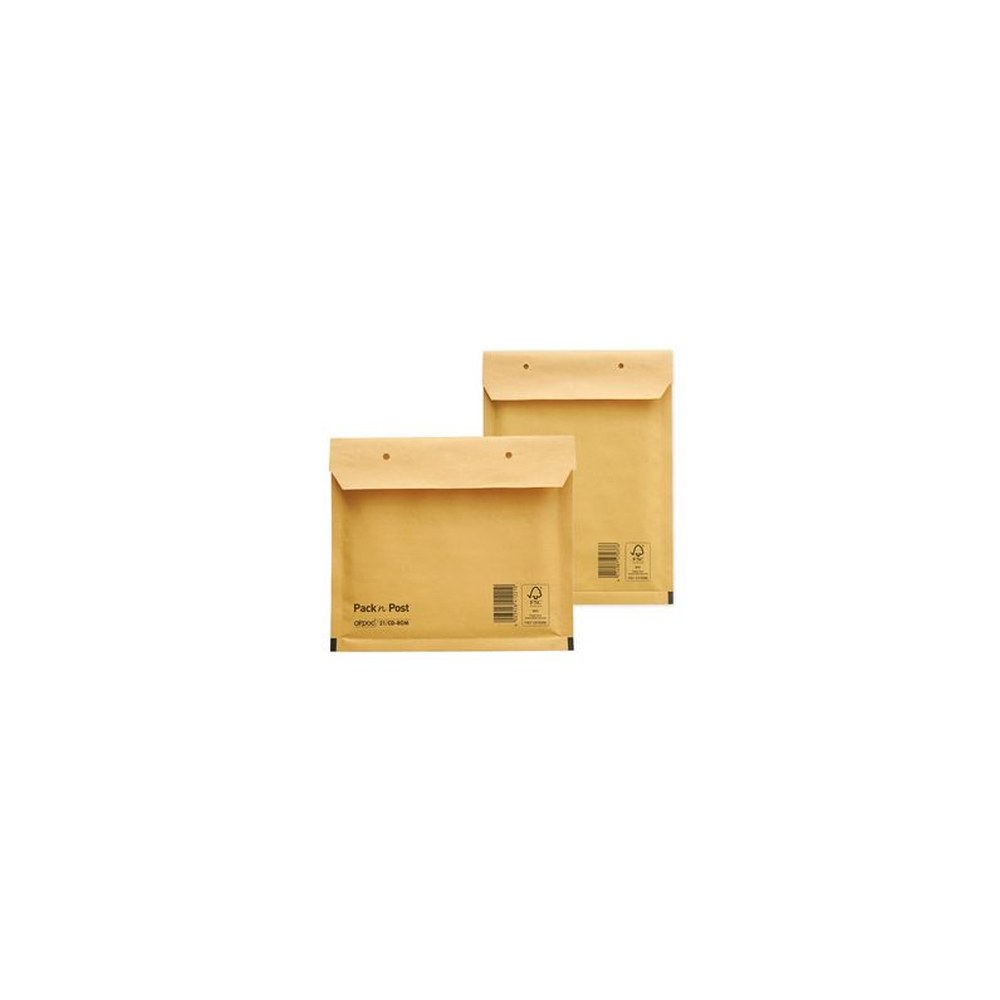 MAILmedia Pochettes d'expédition matelassées, typ 15/E, brun