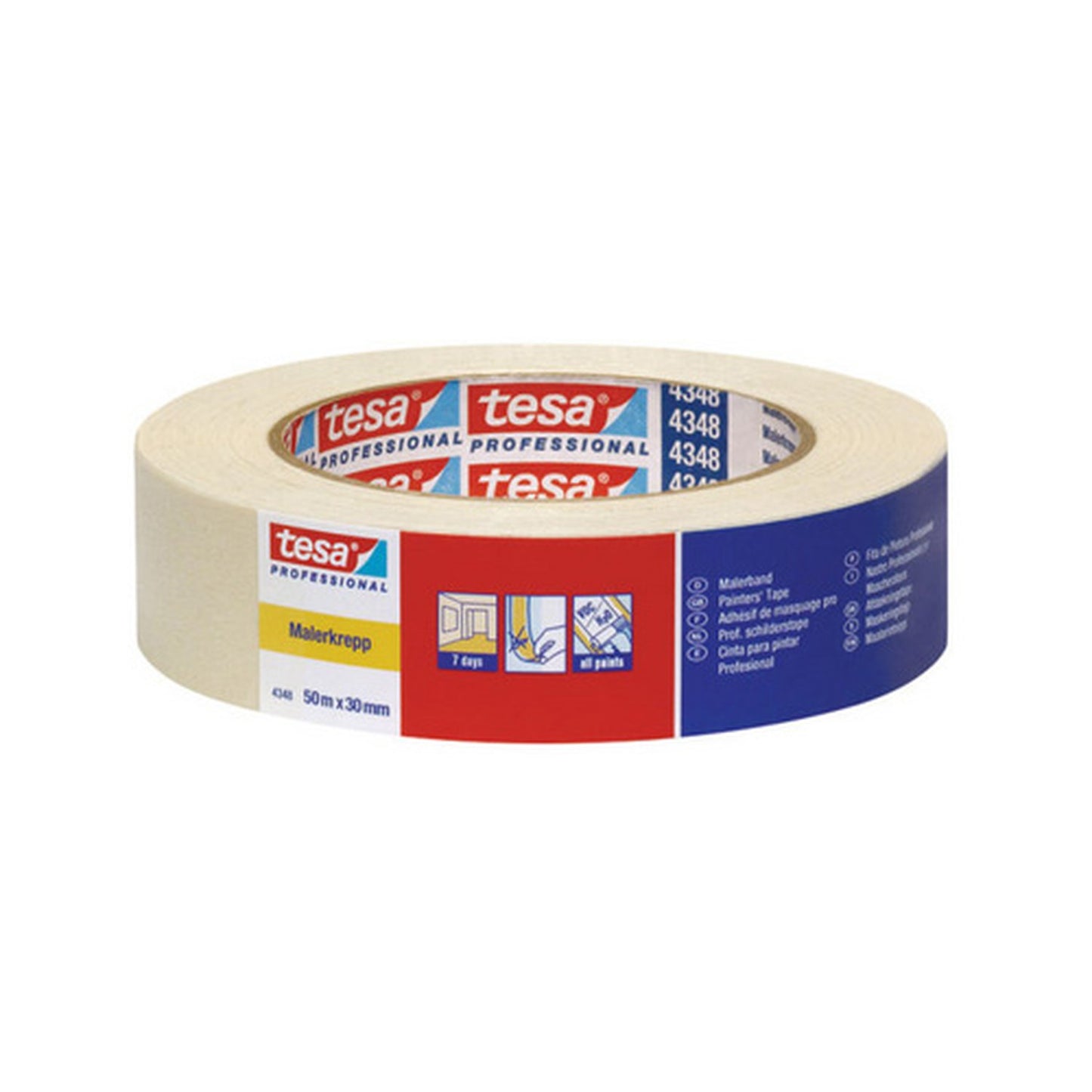 tesa Adhésif masquage papier pour peinture 4348,19 mm x 50 m