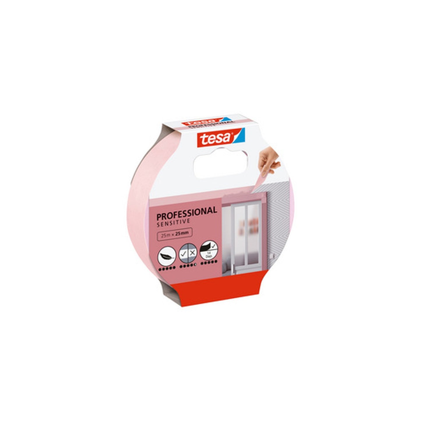 tesa Masquage pour contours très précis Precision,38mm x 25m