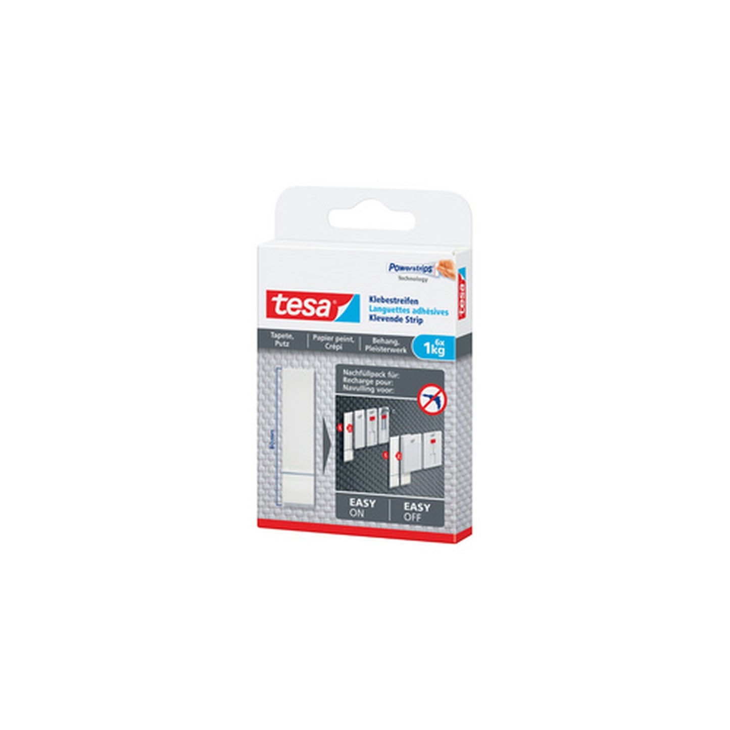 tesa Powerstrips Languettes adhésives pour papier peint/