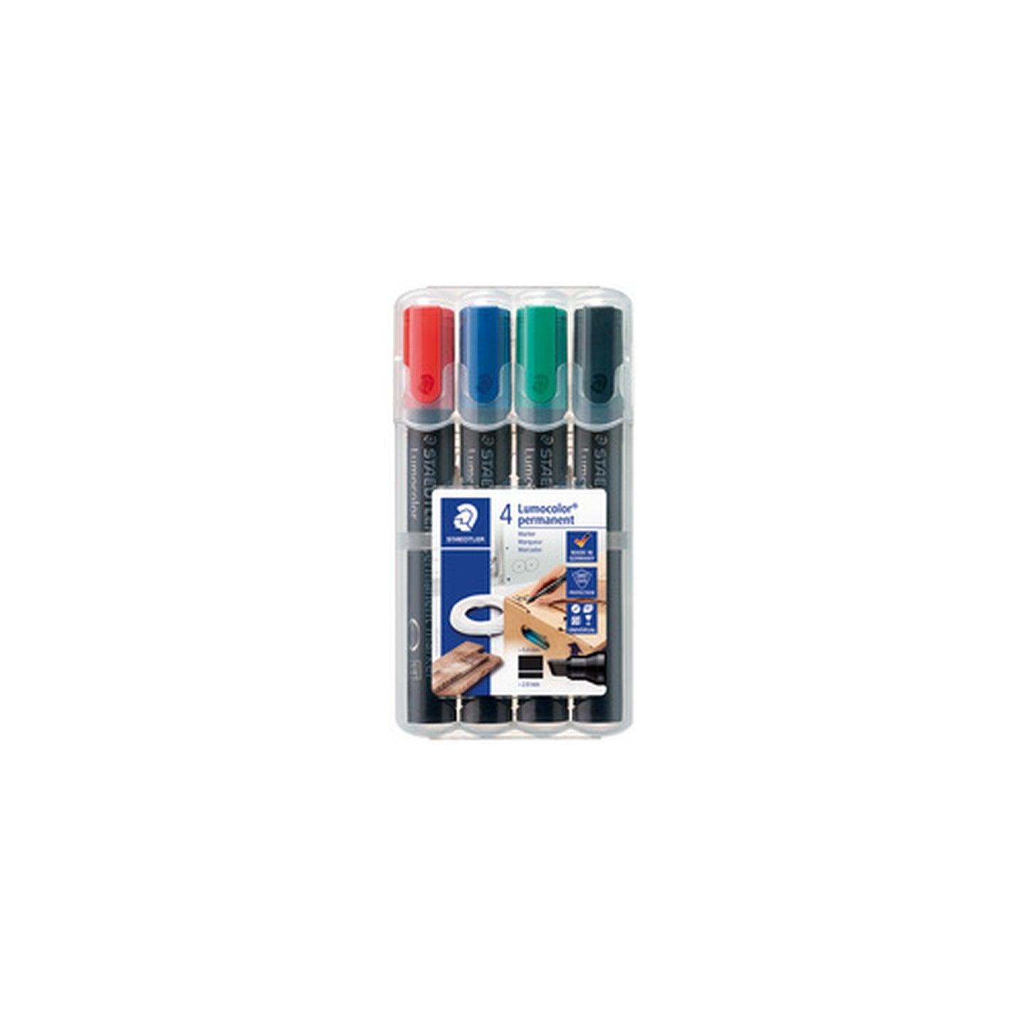 STAEDTLER Marqueur permanent 350 Lumocolor, étui de 6