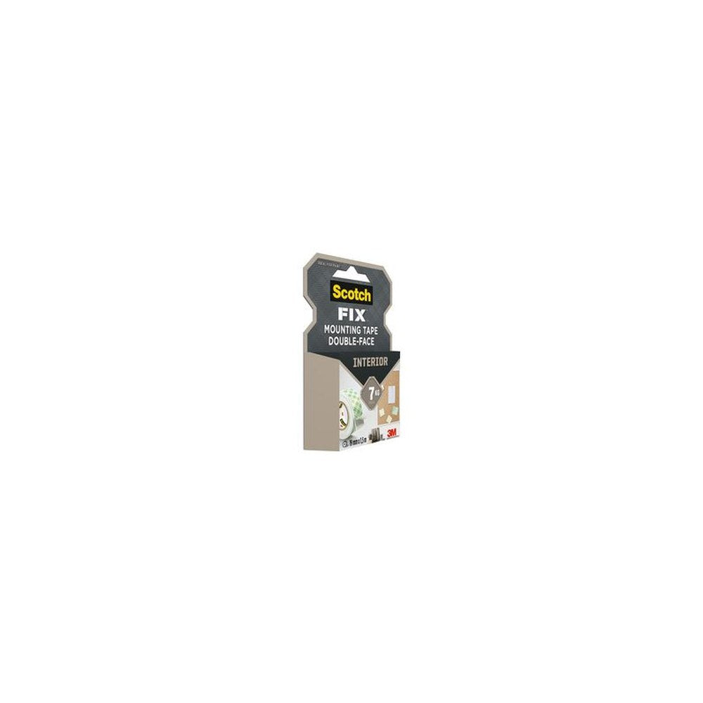 3M Scotch Ruban adhésif de montage double face, 19 mm x 5m