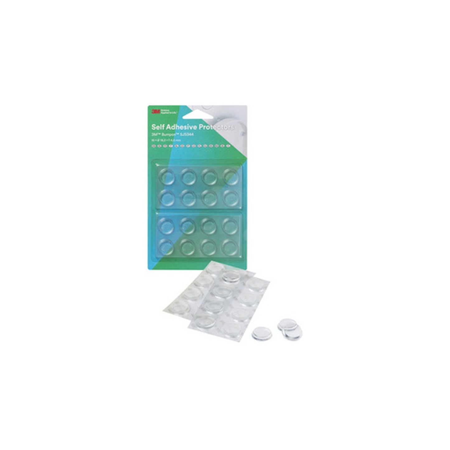 3M Bumpon Pastilles anti-bruit/anti-glisse, rond, 12,7 mm