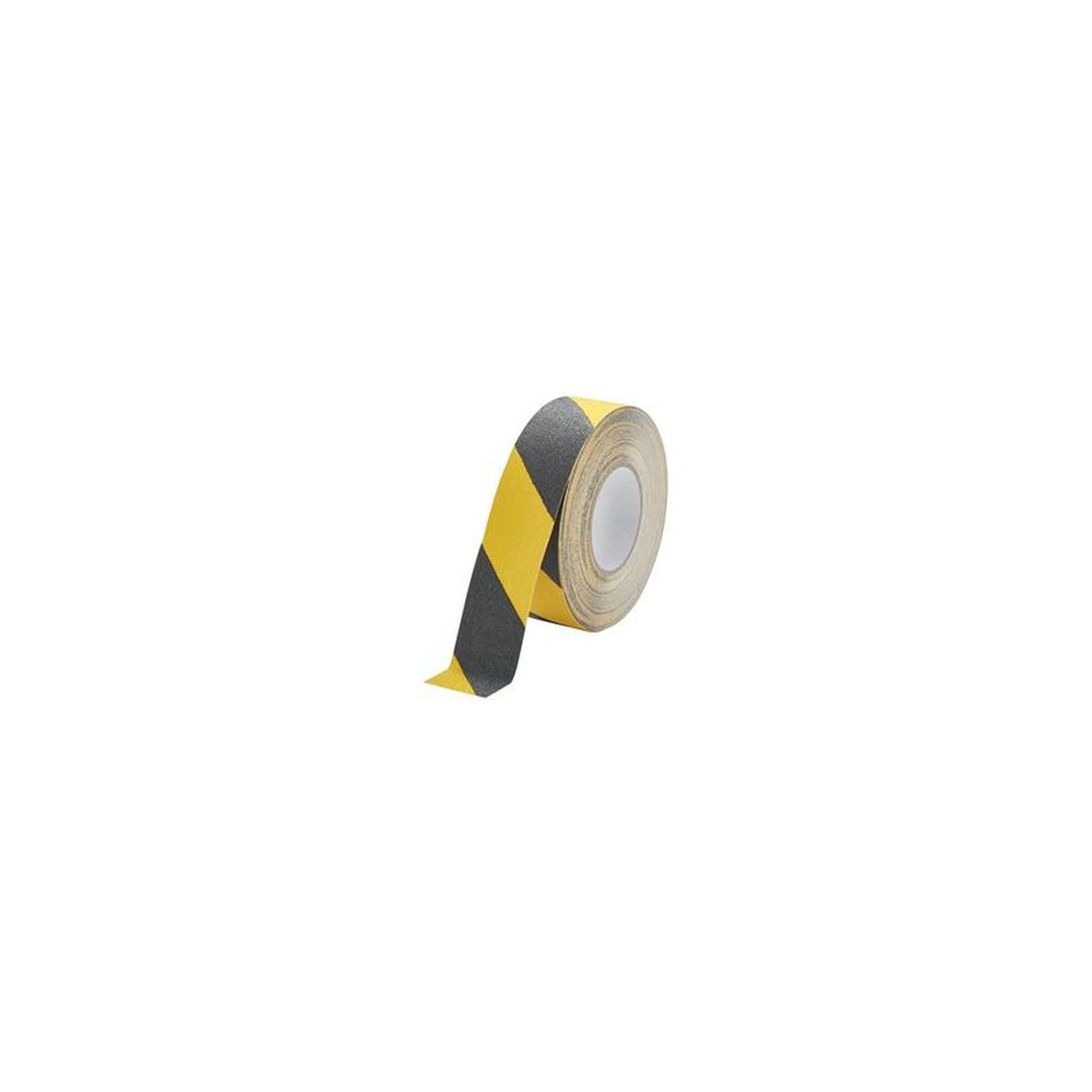 DURABLE Bande antidérapante DURALINE GRIP, 75 mm, noir/jaune