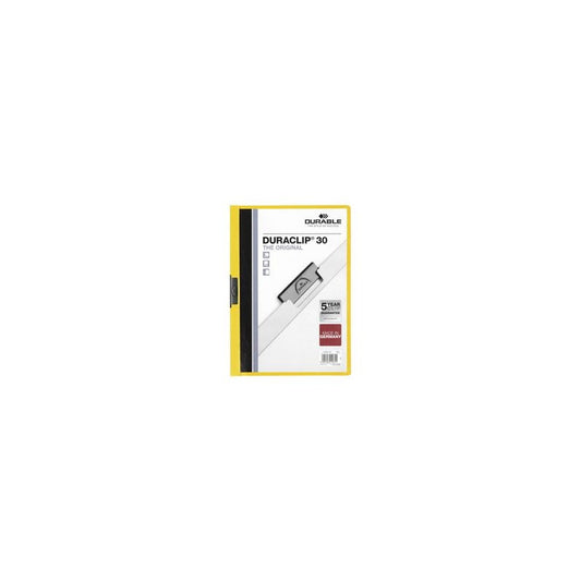 DURABLE Chemise à clip DURACLIP ORIGINAL 30, A4, jaune