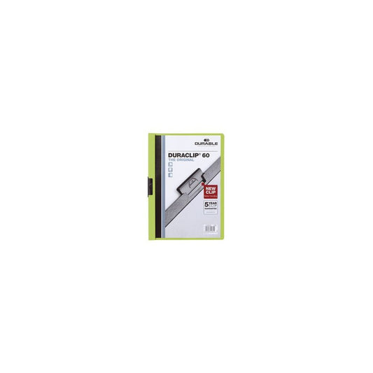 DURABLE DURACLIP ORIGINAL 60 Chemises à pince, A4, vert