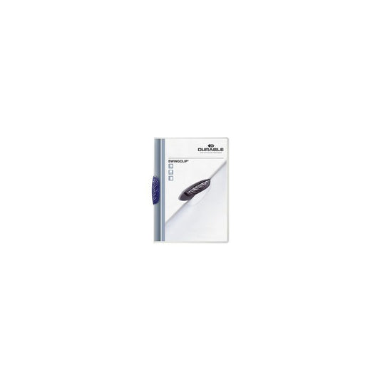 DURABLE Chemise à clip SWINGCLIP, format A4, clip bleu