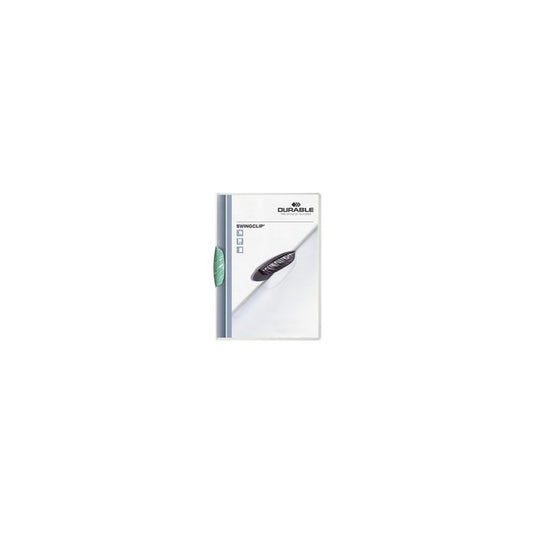 DURABLE Chemise à clip SWINGCLIP, format A4, clip pétrole