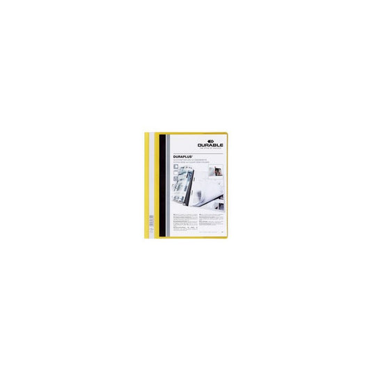 DURABLE Chemise à lamelle DURAPLUS, A4, jaune