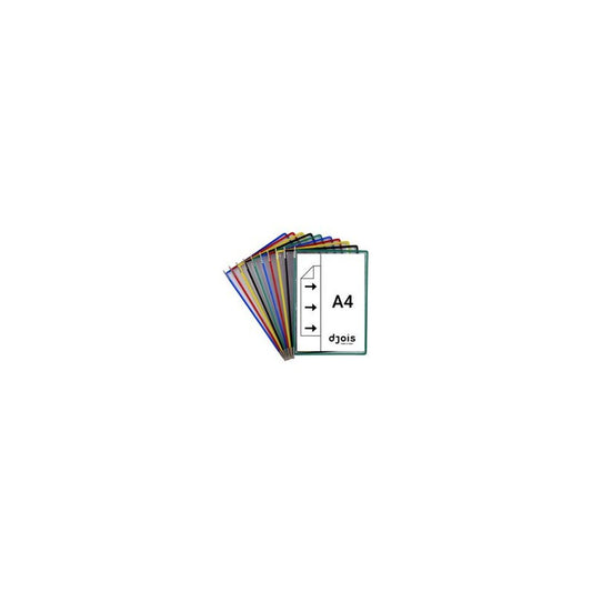 djois by tarifold Poche à pivot, A4, coloris assortis x10