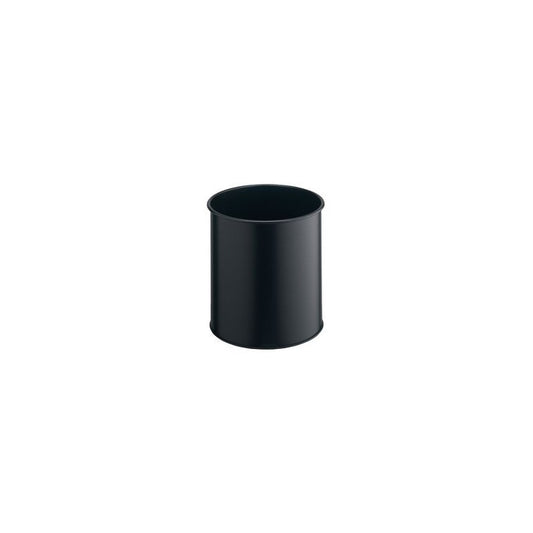 DURABLE Corbeille METALL, rond, 15 litres, argent métallique