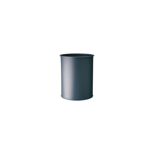 DURABLE Corbeille à papier, rond, 15 litres, anthracite