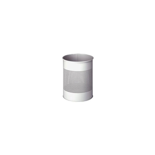 DURABLE Corbeille papier METAL, ronde, 5 litres, gris