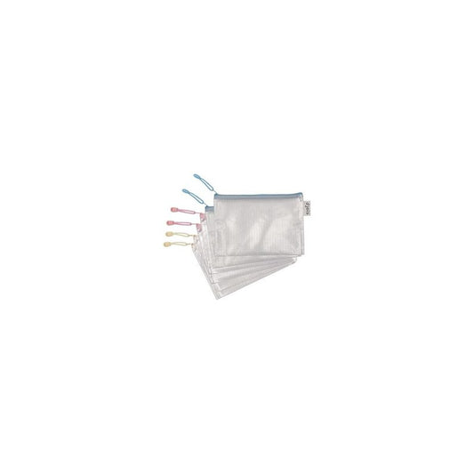 djois by tarifold Pochette à zip ZIPPER Pastel, A5, assorti x6
