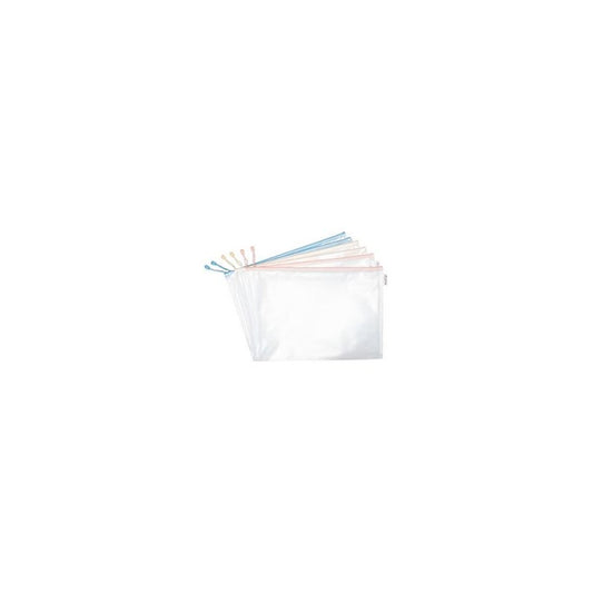 djois by tarifold Pochette à zip ZIPPER Pastel, A3, assorti x6