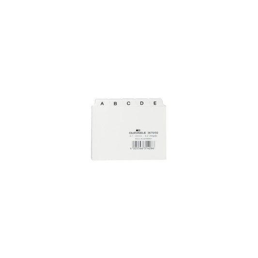 DURABLE Index alphabétique A - Z, PP, format A7 paysage