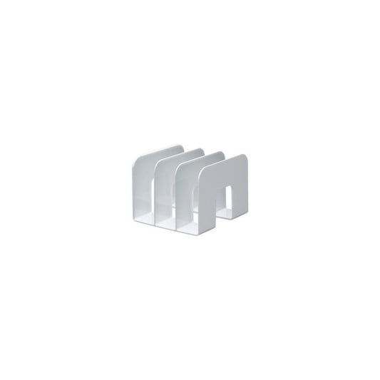 DURABLE Porte-revues TREND, plastique,3 compartiments, blanc