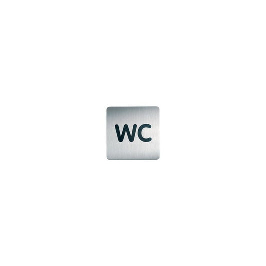 DURABLE Pictogramme PICTO "WC", carré, en acier