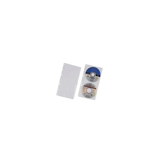 DURABLE Pochette CD-/DVD COVER S, pour 2 CD, PP, 156x288 mm