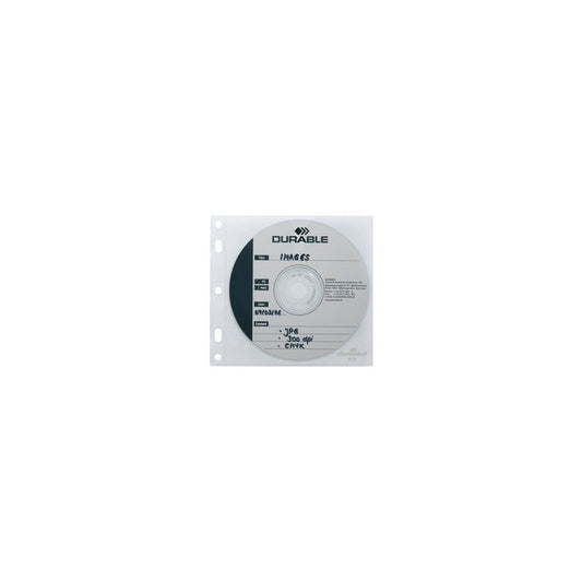 DURABLE Pochette CD-/DVD COVER FILE, PP, transparent