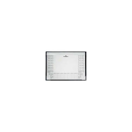 DURABLE Sous-main avec bloc calendrier, PP, noir