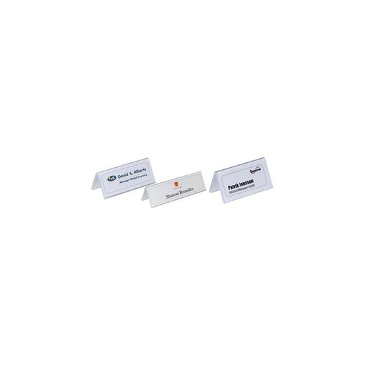 DURABLE Chevalet porte-nom, forme de toit, en carton solide