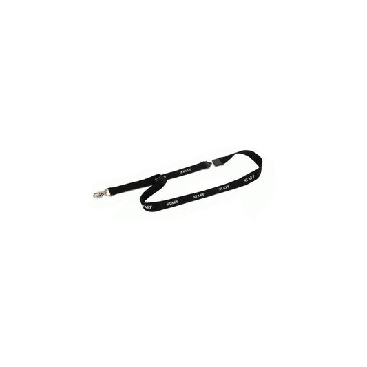 DURABLE Lacet textile 20 STAFF, longueur : 440 mm, noir