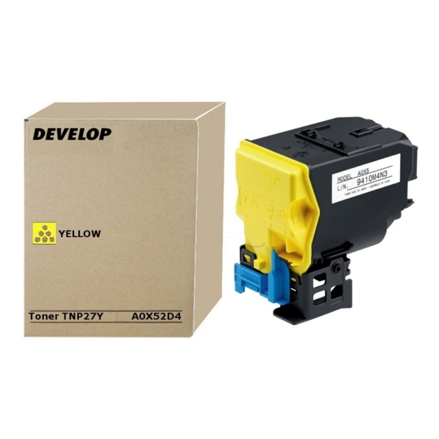 Toner d'origine Develop A0X52D4 / TNP-27 Y - jaune