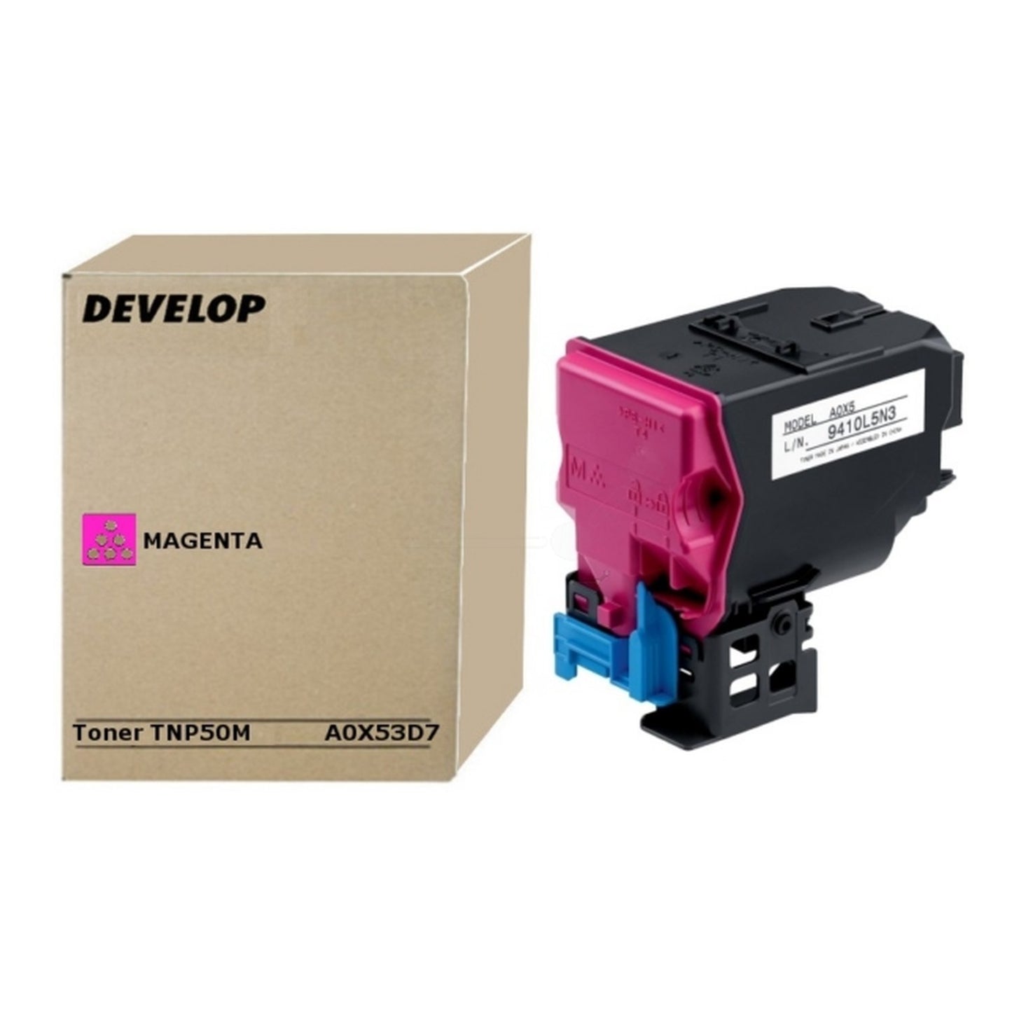 Toner d'origine Develop A0X53D7 / TNP-50 M - magenta