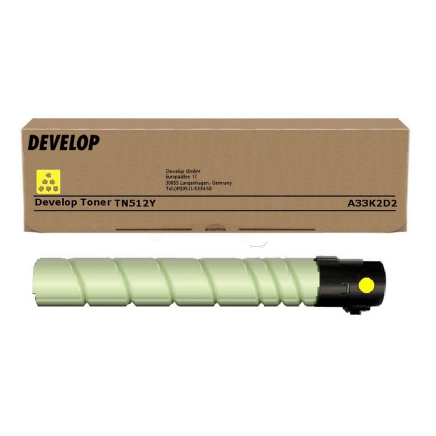 Toner d'origine Develop A33K2D2 / TN-512 Y - jaune