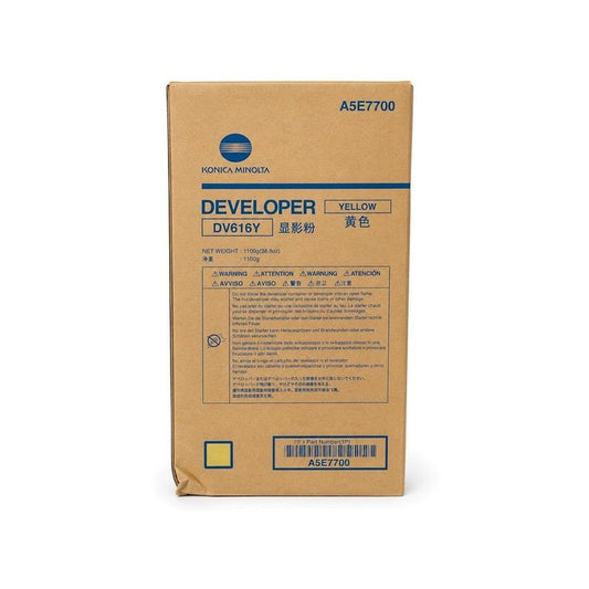 Développeur d'origine Konica Minolta A5E7700 / DV-616 Y - jaune