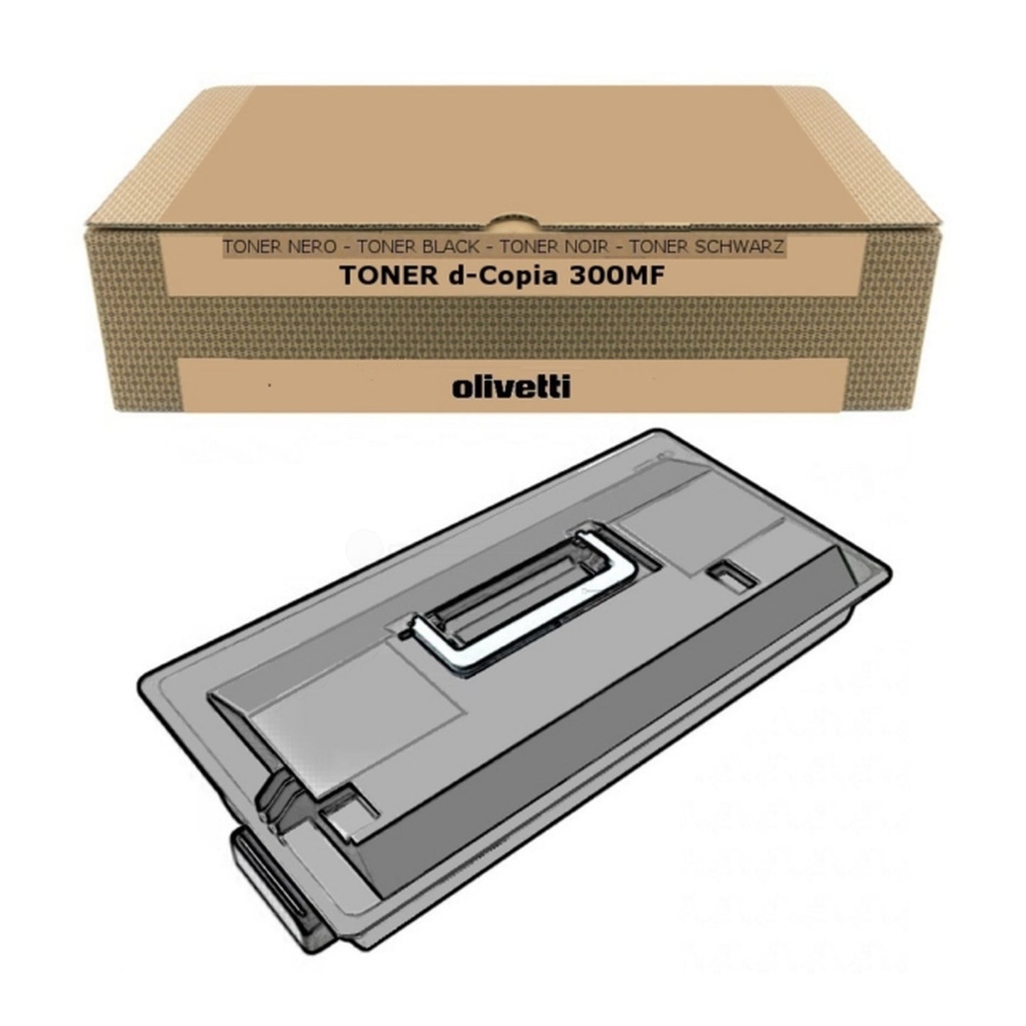 Toner d'origine Olivetti B0567 - noir