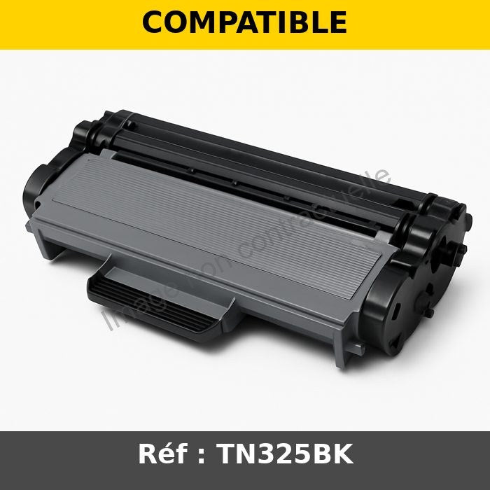 Cartouche laser Compatible (4 000 pages) Brother Noir TN-325BK/ TN320BK / TN328BK