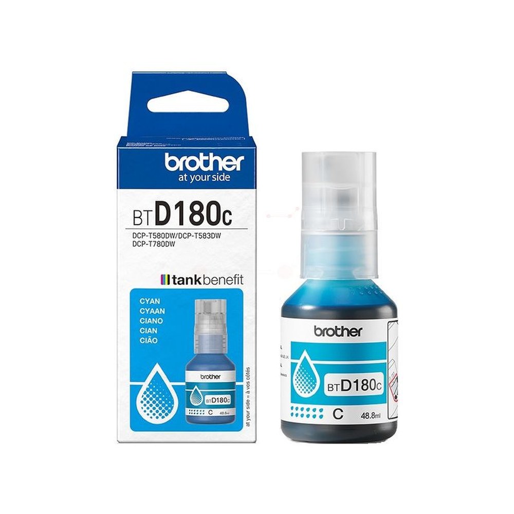 Bouteille d'encre d'origine Brother BTD180C - cyan