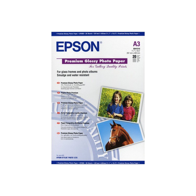 Papier photo A3 d'origine Epson C13S041315