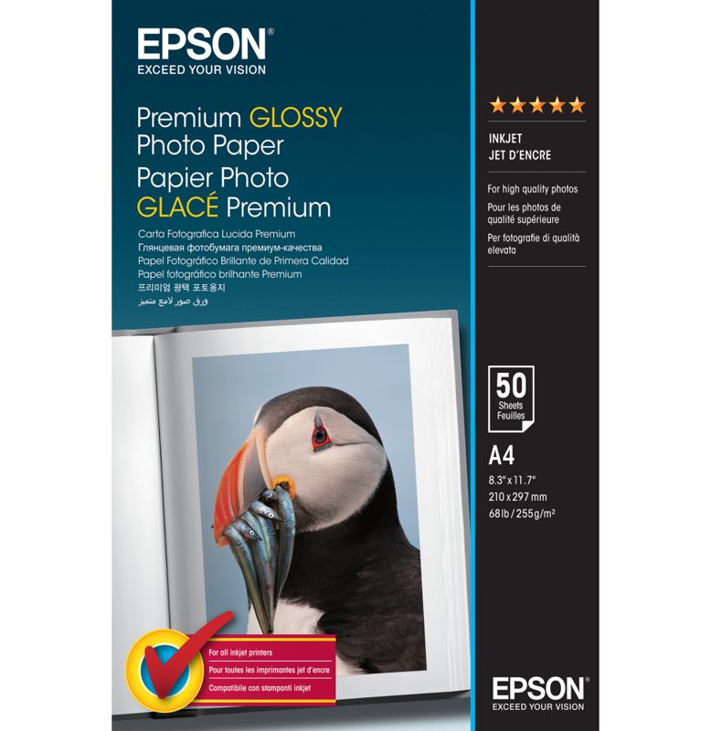 Papier photo A4 d'origine Epson C13S041624